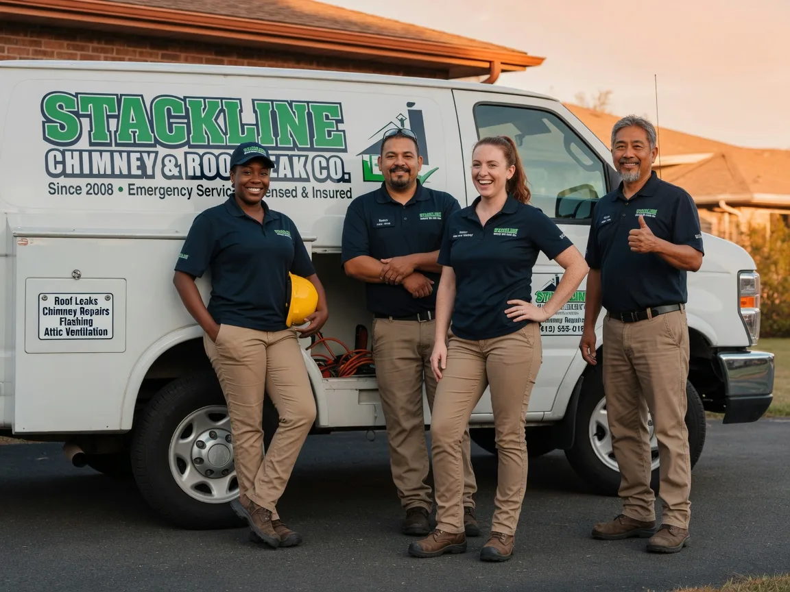 Chimney flashing repair company in Crimora, VA